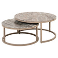 Table basse Fairfax clay (Set of 2)