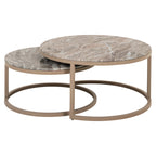 Table basse Fairfax clay (Set of 2)
