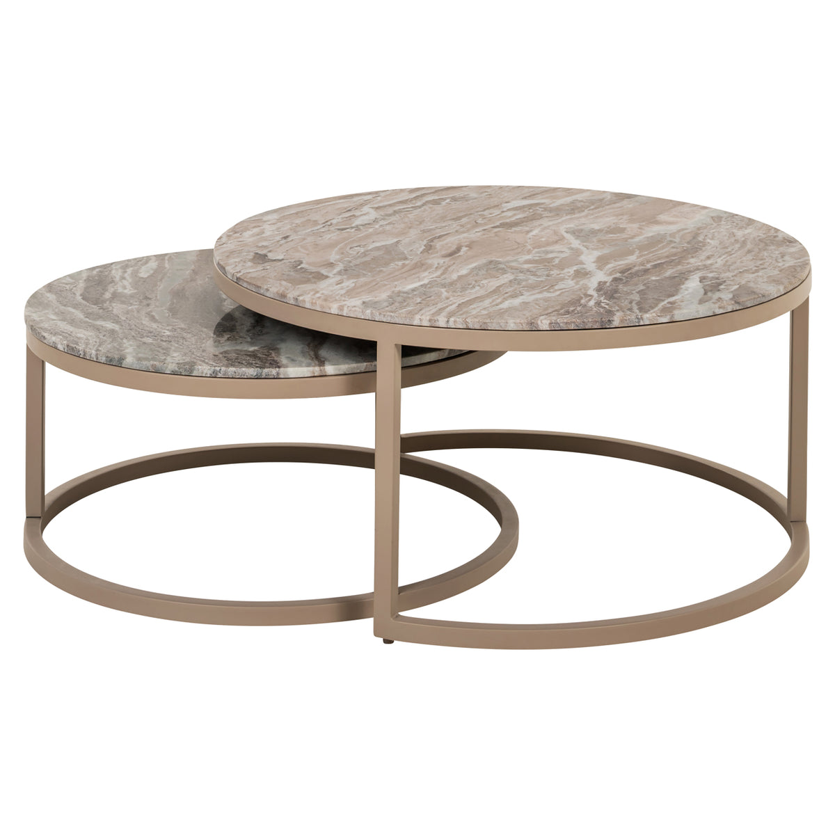 Table basse Fairfax clay (Set of 2)
