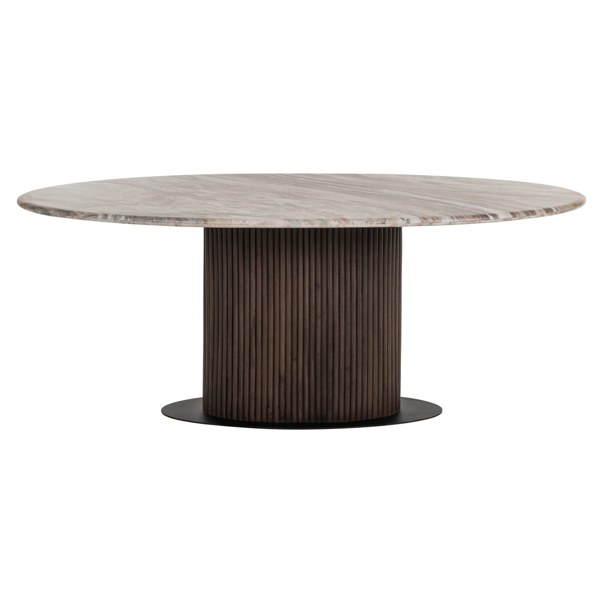 Table à manger Rashford Blush beige oval 200