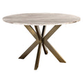 Table à manger Bottega Blush beige 140Ø