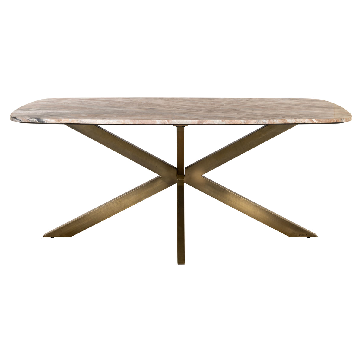 Table à manger Bottega Blush beige danish oval 220
