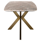 Table à manger Bottega Blush beige danish oval 220
