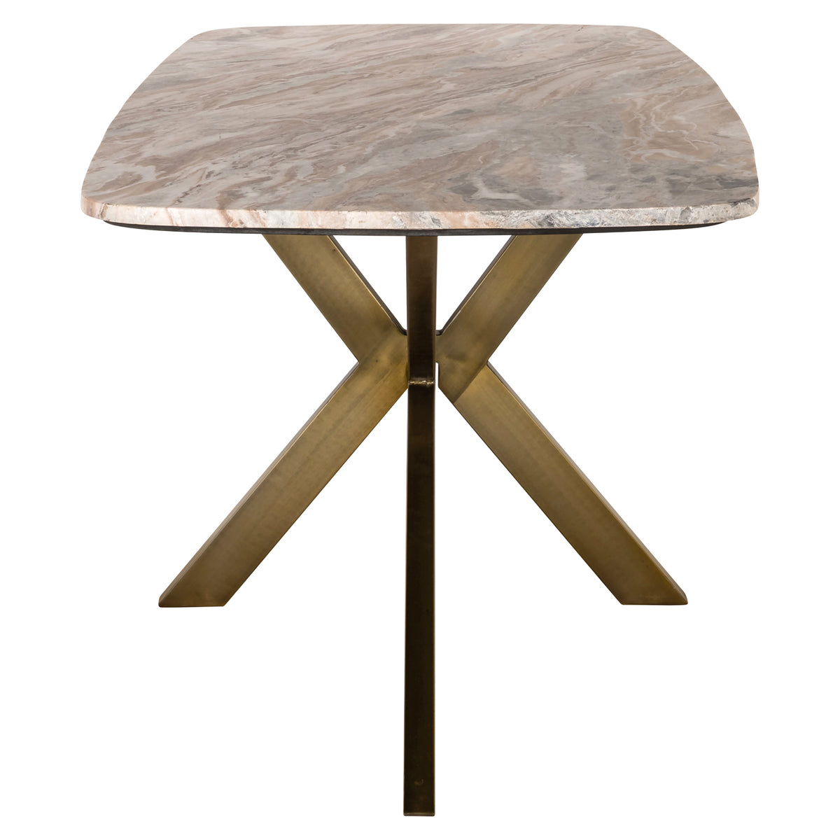 Table à manger Bottega Blush beige danish oval 220