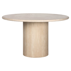 Table à manger Alexander Jones beige 130Ø (Renaissance)