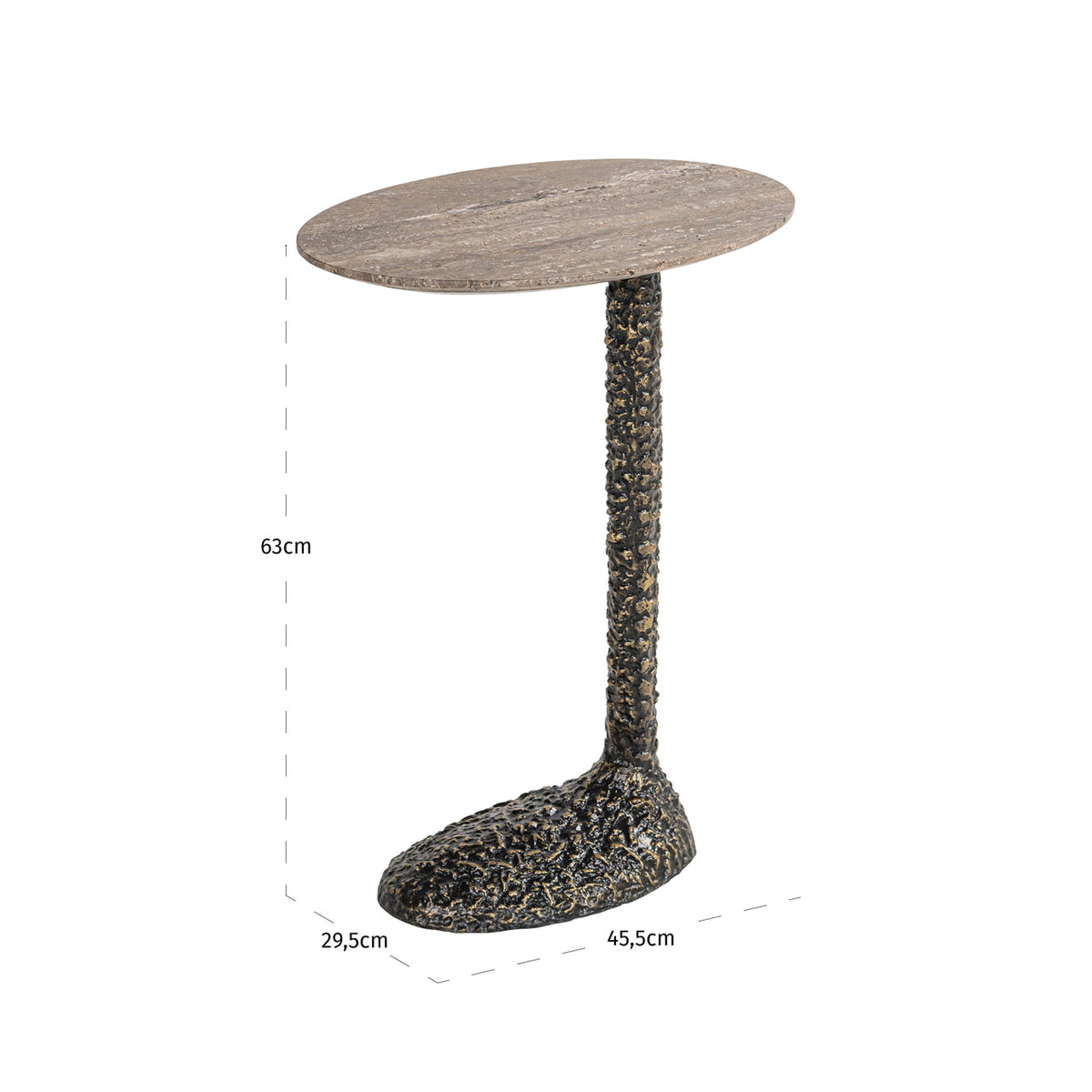 Table d'appoint Arosa brown
