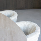 Chaise de salle à manger Cheyenne beige graffic swivel