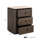 Table de chevet Ritz brown