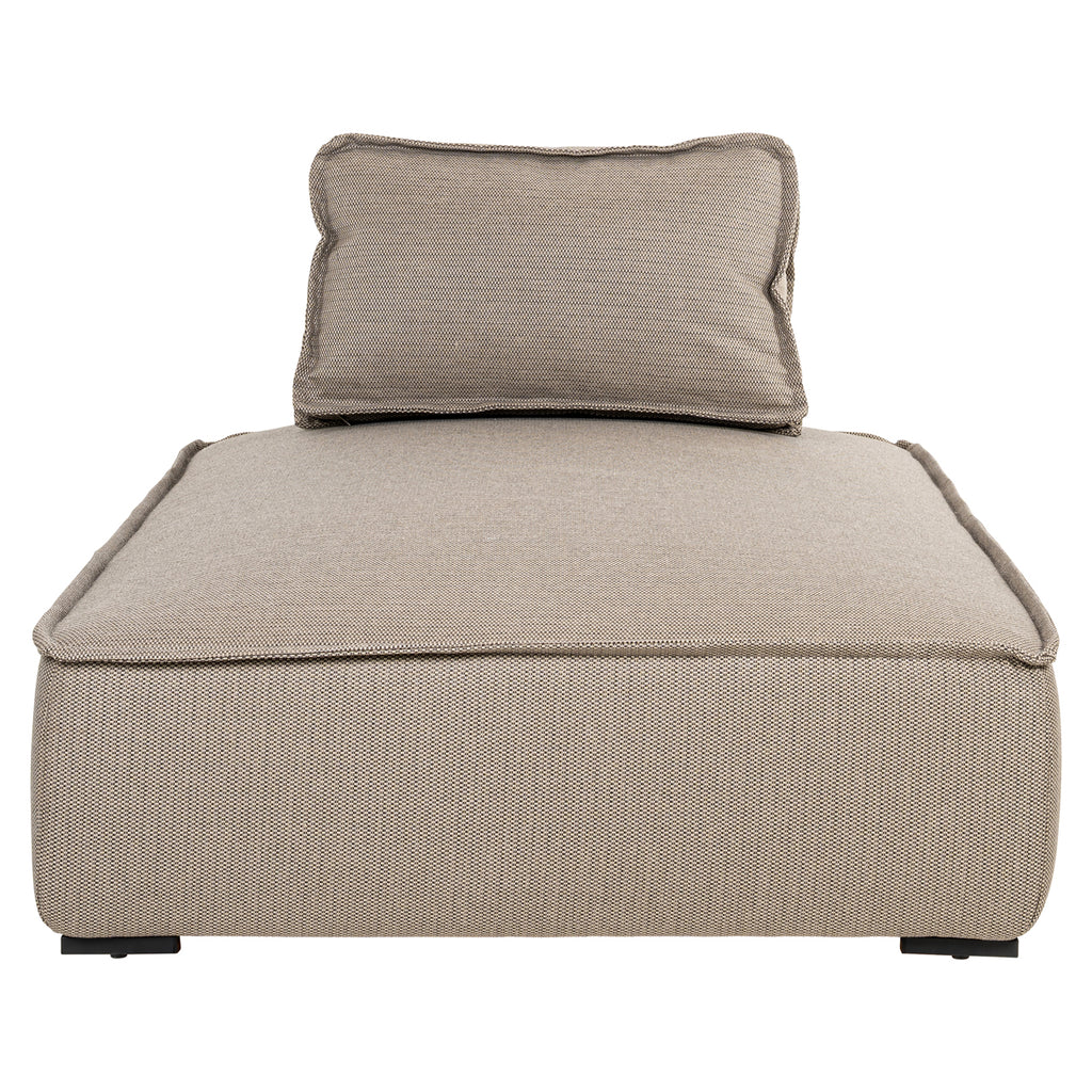 Lit de jour extérieur Jondal taupe