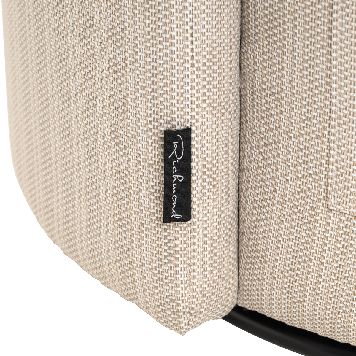 Chaise de salle à manger extérieure Marlin beige swivel