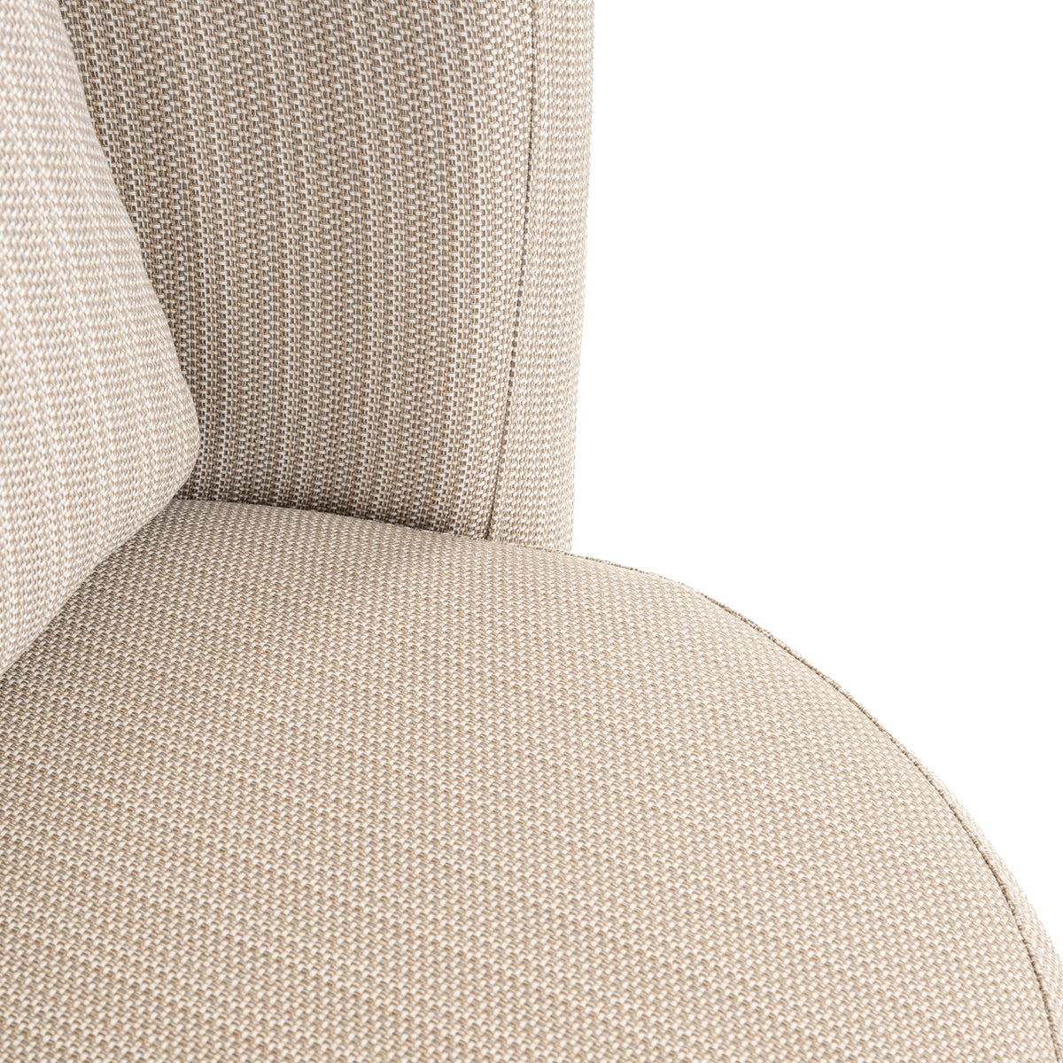 Chaise de salle à manger extérieure Marlin beige swivel