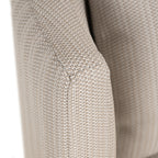 Chaise de salle à manger extérieure Marlin beige swivel