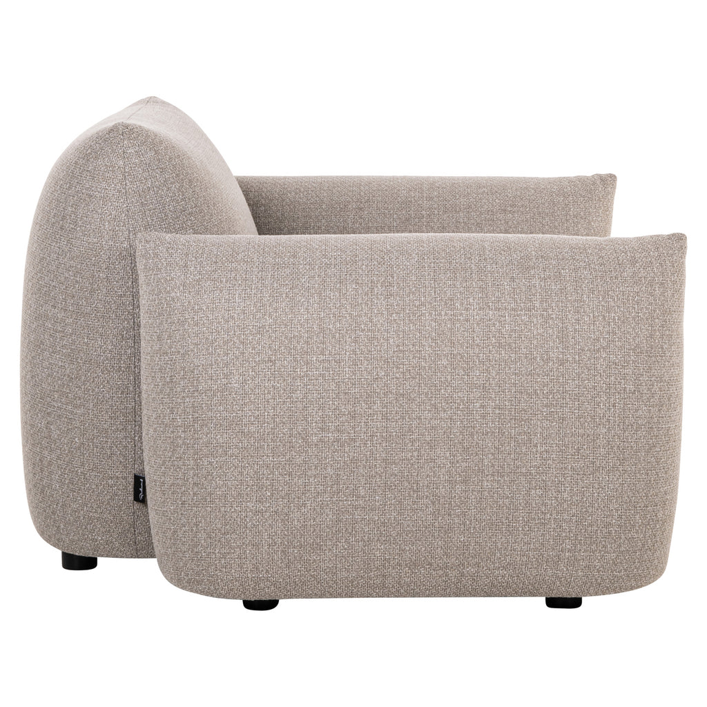 Chaise lounge extérieure Dawson greige alpine