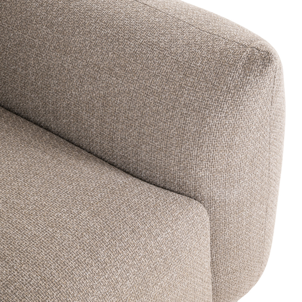 Chaise lounge extérieure Dawson greige alpine