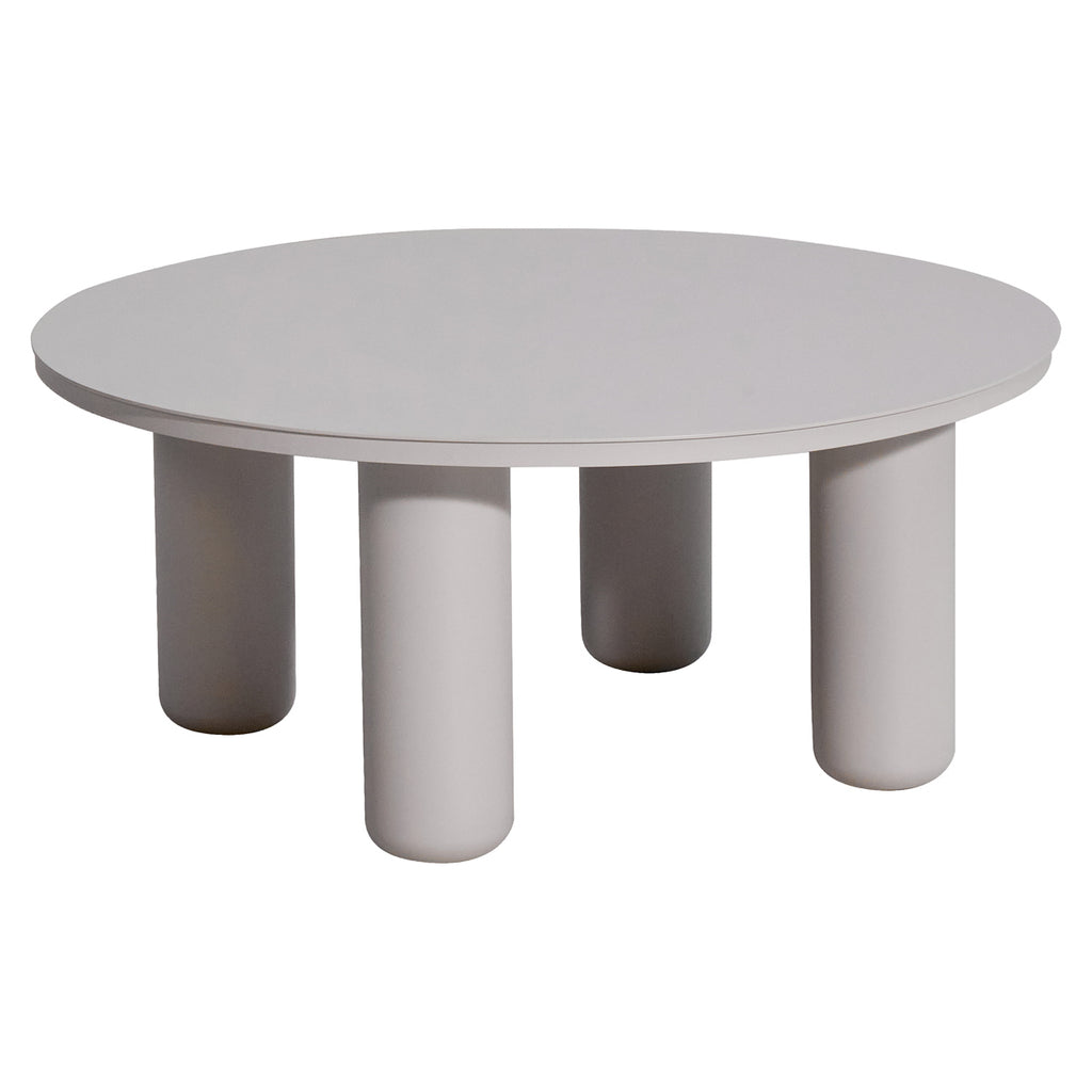 Table basse extérieure Quinn light beige 86Ø