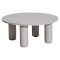 Table basse extérieure Quinn light beige 86Ø