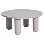 Table basse extérieure Quinn light beige 86Ø