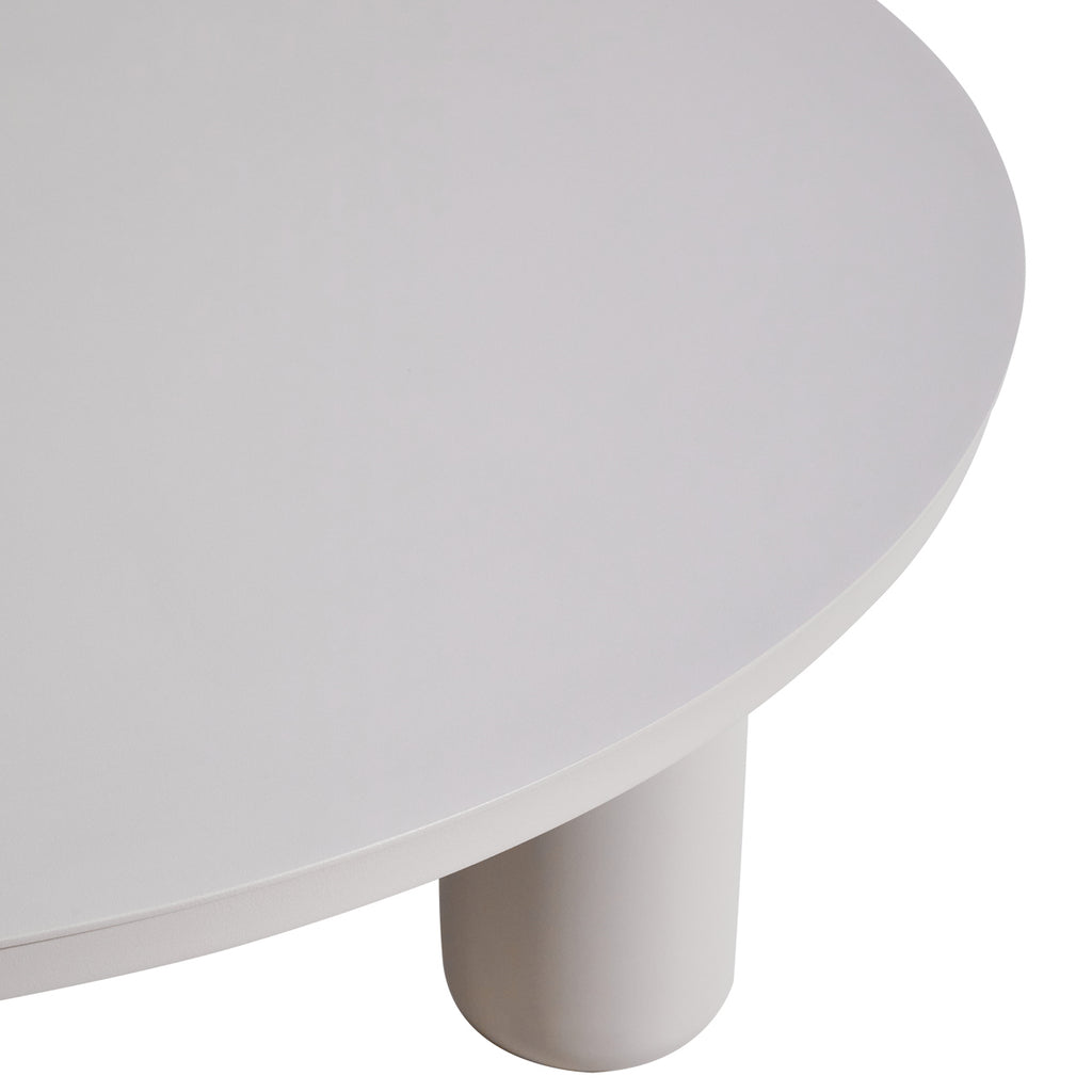 Table basse extérieure Quinn light beige 86Ø