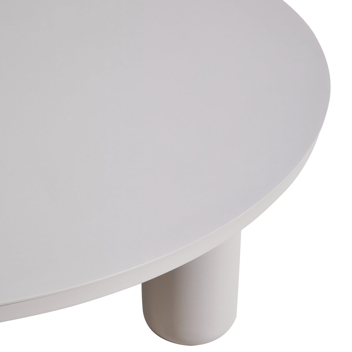 Table basse extérieure Quinn light beige 86Ø