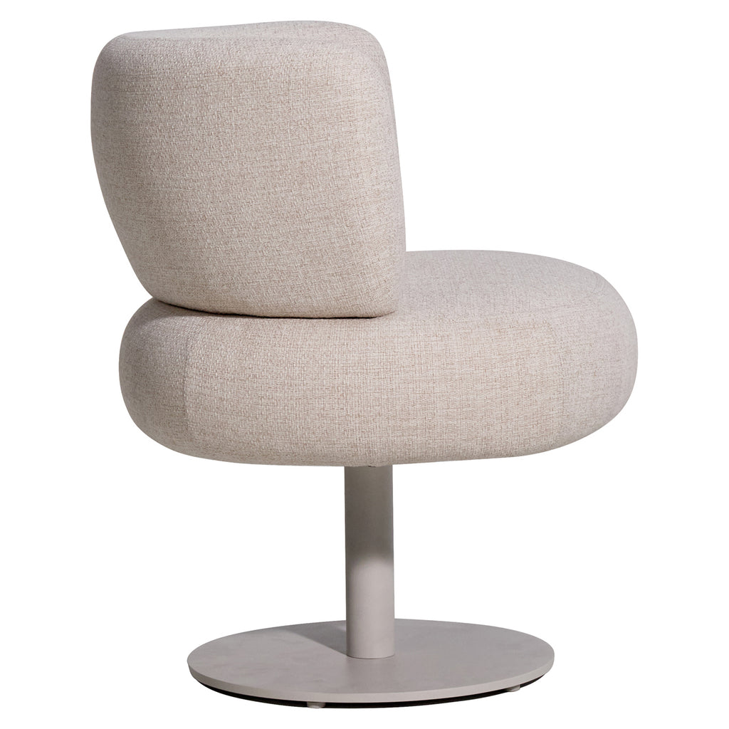 Chaise de salle à manger extérieure Mason beige alpine swivel