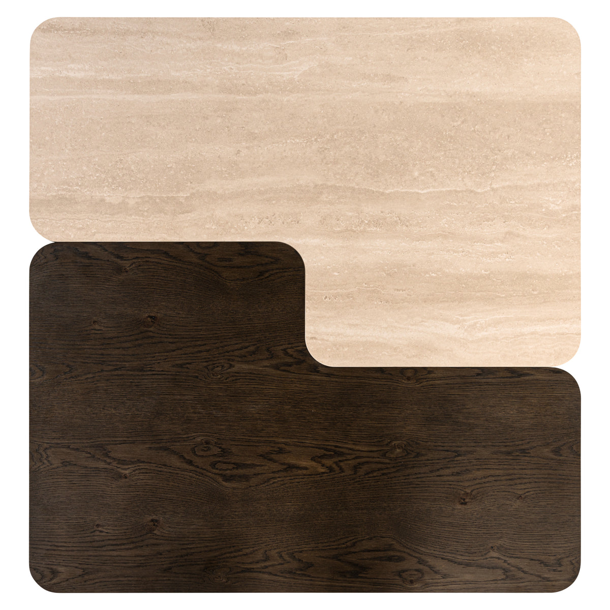 Table basse Nando brown (Set of 2)