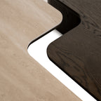 Table basse Nando brown (Set of 2)