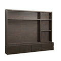 Meuble TV Lachance brown 3-doors 2-drawers