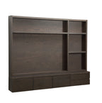 Meuble TV Lachance brown 3-doors 2-drawers