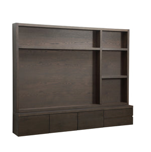 Meuble TV Lachance brown 3-doors 2-drawers