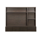 Meuble TV Lachance brown 3-doors 2-drawers
