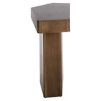 Console Hexa brushed gold