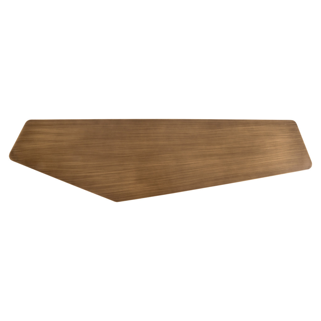 Console Hexa brushed gold