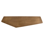 Console Hexa brushed gold