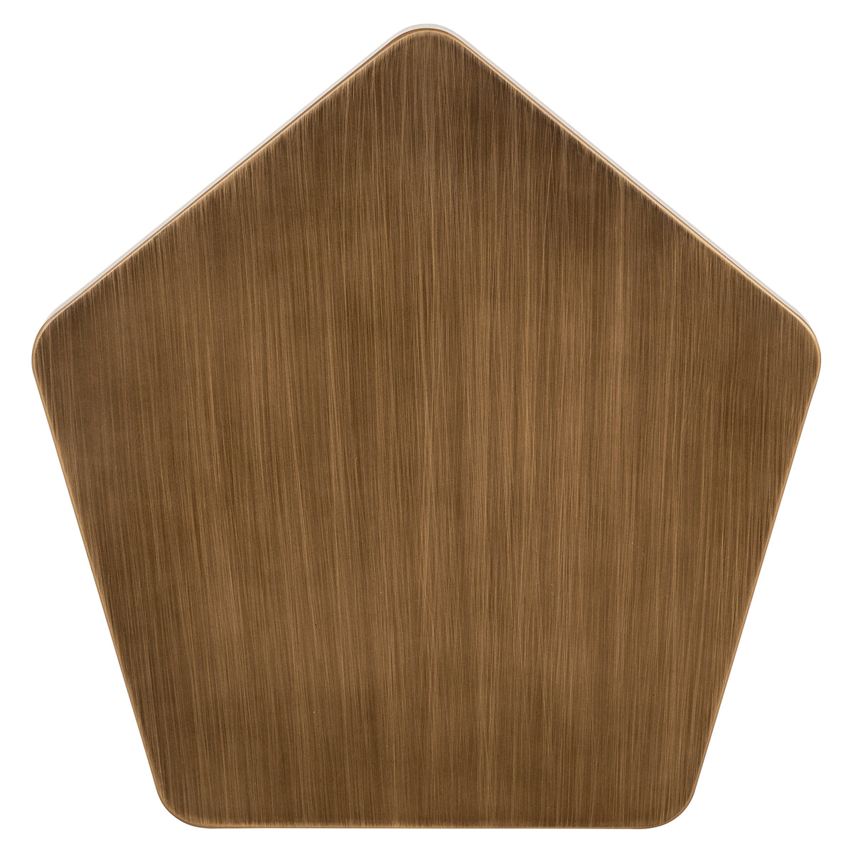 Table basse de canapé Hexa brushed gold