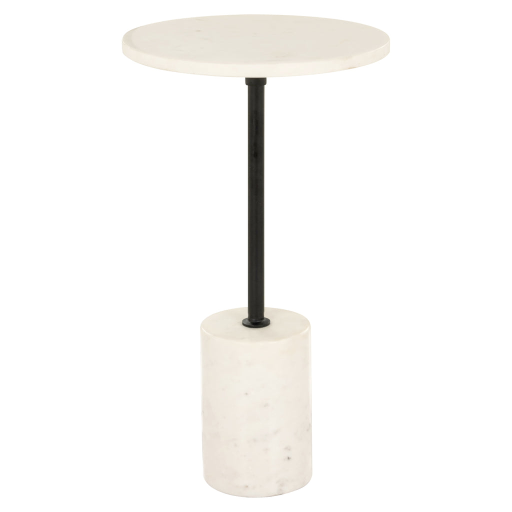 Table d'appoint Misty black/white 30Ø