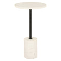 Table d'appoint Misty black/white 30Ø