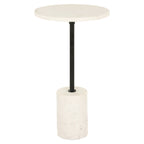 Table d'appoint Misty black/white 30Ø