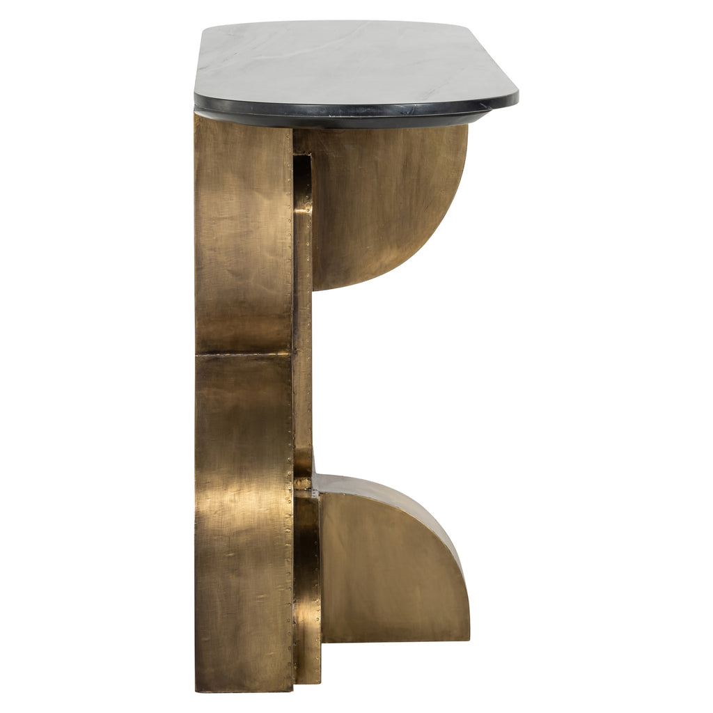 Console Maddox black/gold