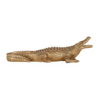 Objet décoratif Crocodile gold
