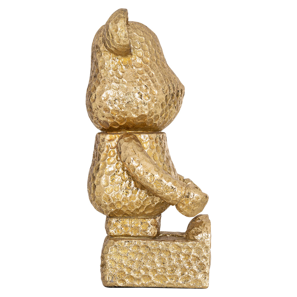 Objet décoratif Bear gold sitting