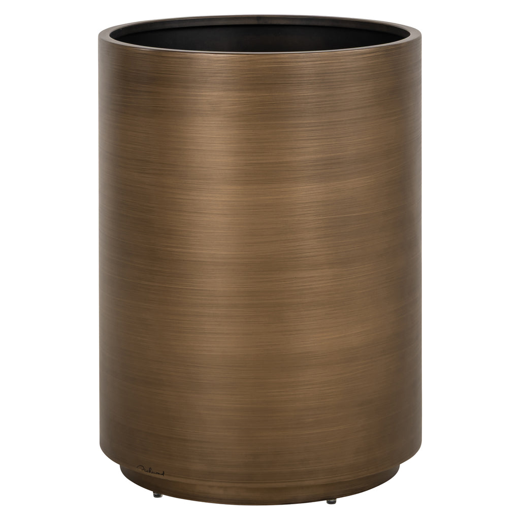 Pot de fleurs Dira brushed gold 45Ø