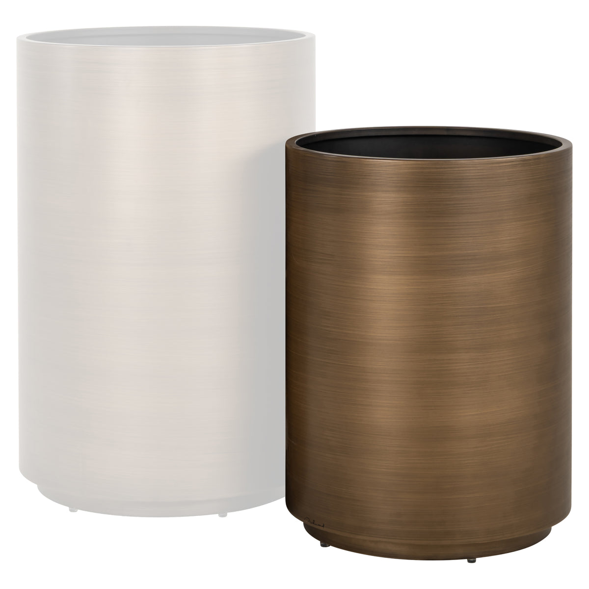 Pot de fleurs Dira brushed gold 45Ø