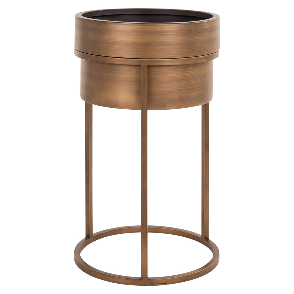 Pot de fleurs Chadd brushed gold