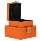 Boîte de rangement Bodine orange large