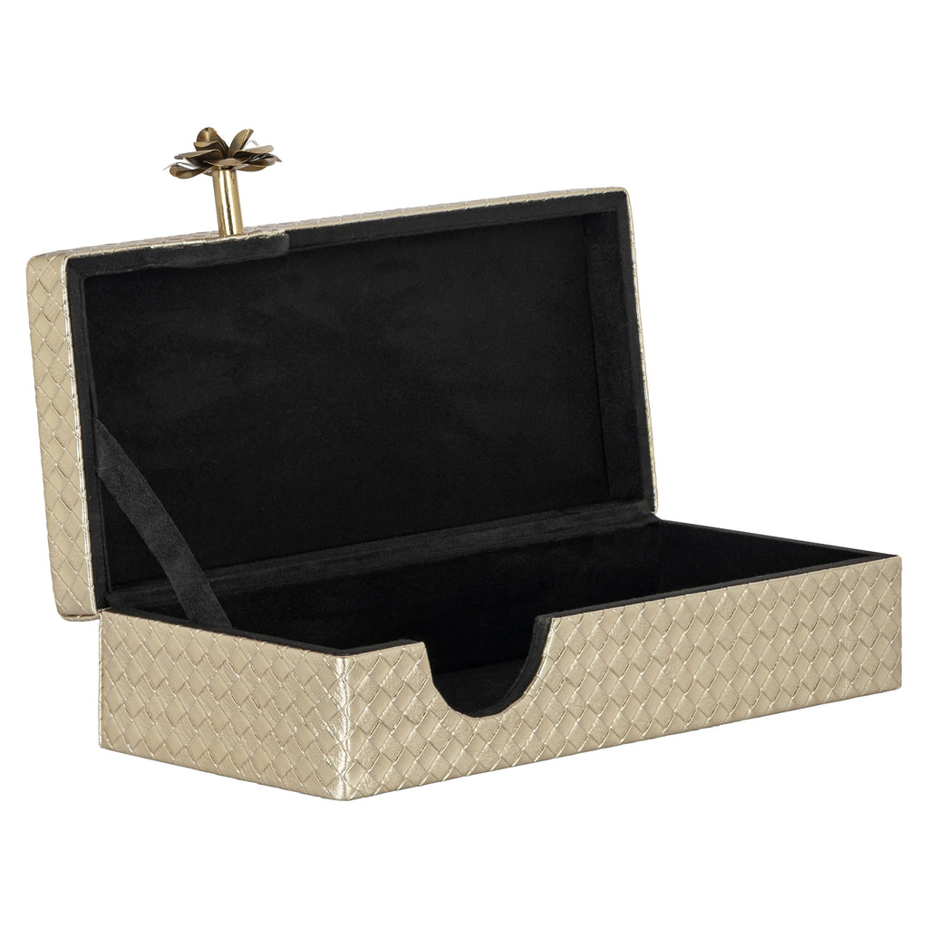 Boîte de rangement Trace gold small