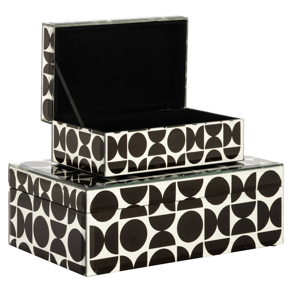 Boîte de rangement Vivian black large