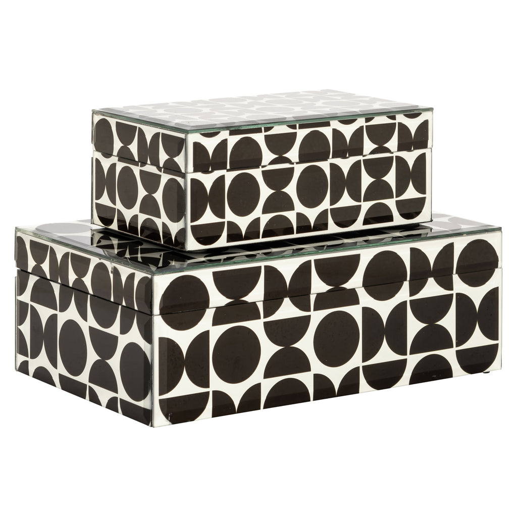 Boîte de rangement Vivian black large