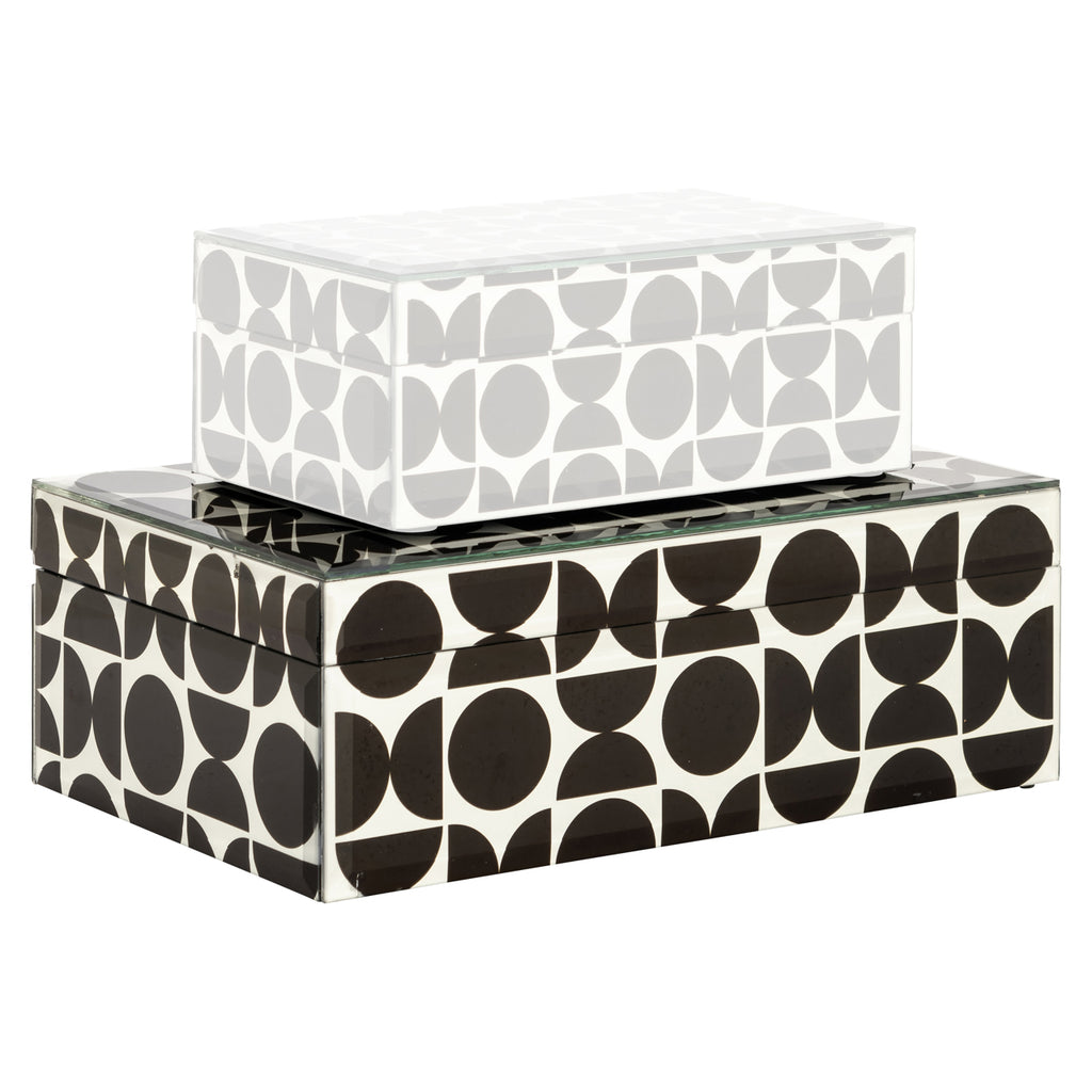 Boîte de rangement Vivian black large