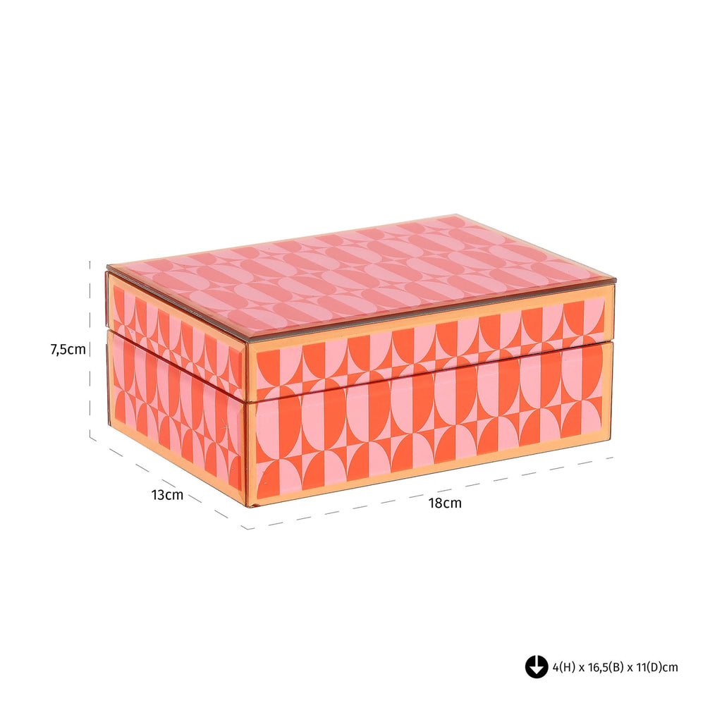 Boîte de rangement Abba pink small