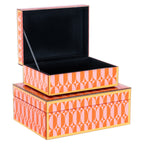 Boîte de rangement Abba pink large